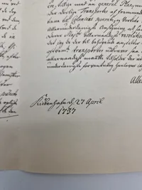 Dansk 1700 tals kongebrev - genoptryk