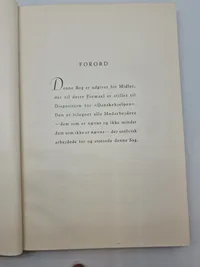 Original bog - Norgesfonden, med brev