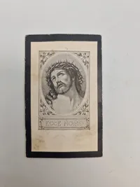 To originale tyske dødskort med fotos - ww1