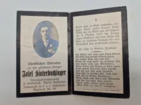 To originale tyske dødskort med fotos - ww1