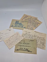 Samling original Waffen-SS feltpost fra samme mand