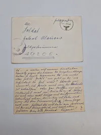 Samling original Waffen-SS feltpost fra samme mand