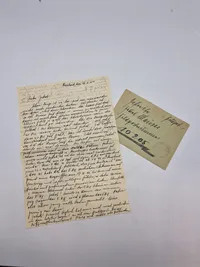 Samling original Waffen-SS feltpost fra samme mand