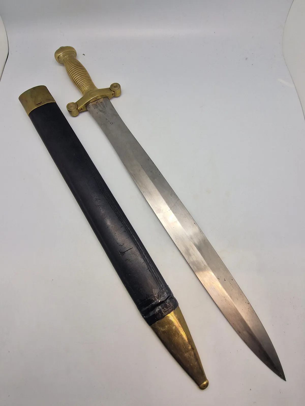 Original French M1831 Artillery Glaive Side Arm in Scabbard