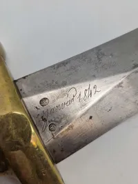 Original French M1831 Artillery Glaive Side Arm in Scabbard