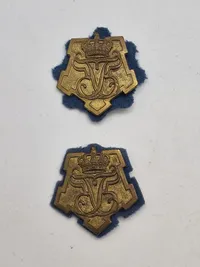 Originale regimentsmærker - Danske livregiment (massive)