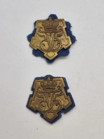Originale regimentsmærker - Danske livregiment (massive)