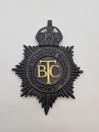 Originalt badge - British Transport Comision, police før 1952