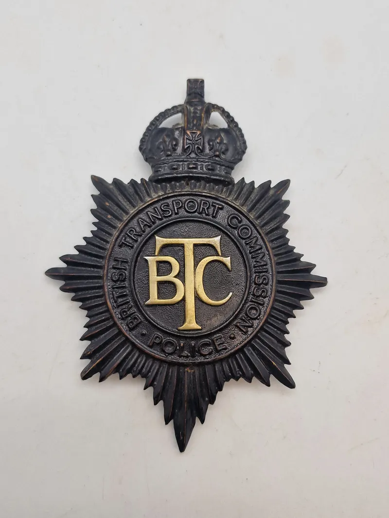 Originalt badge - British Transport Comision, police før 1952