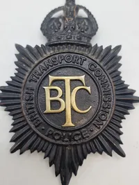 Originalt badge - British Transport Comision, police før 1952