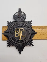 Originalt badge - British Transport Comision, police før 1952