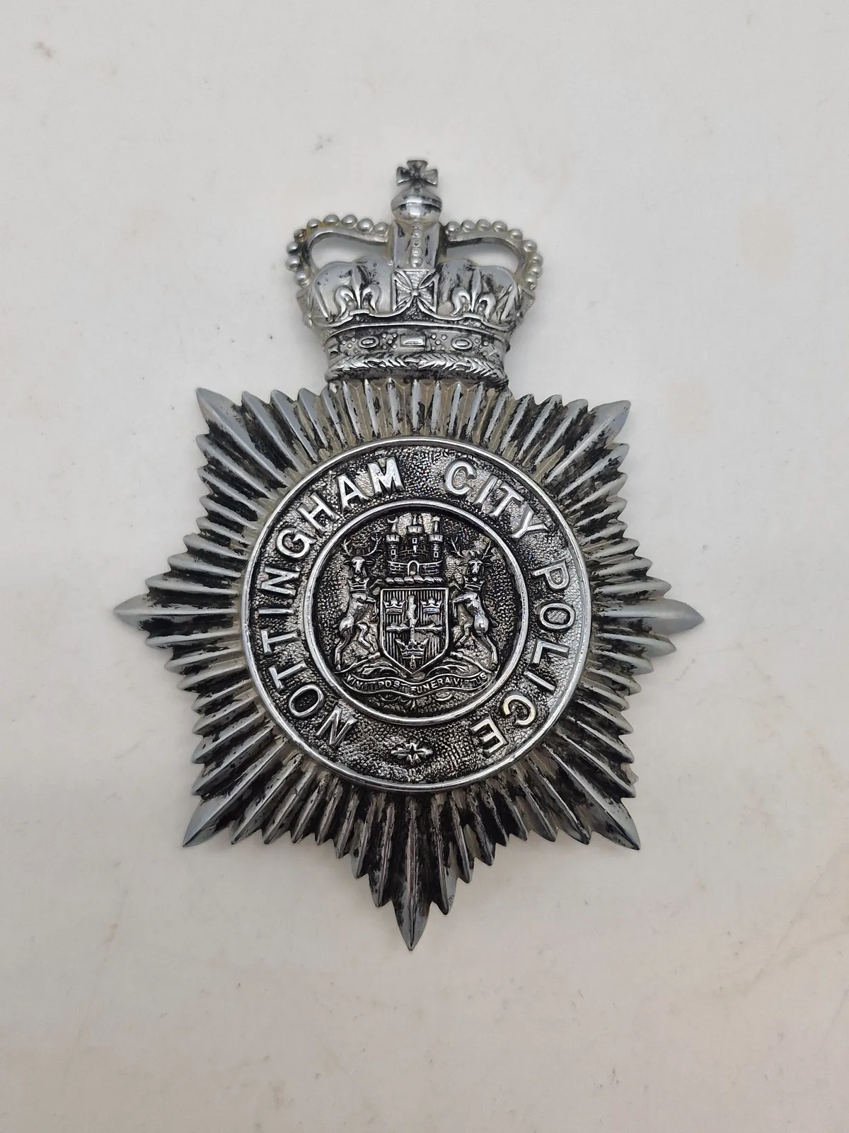 Originalt badge - Notingham city police