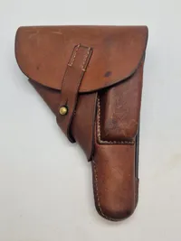 Original dansk HV stemplet pistol hylster med rensestok FN Browning M46