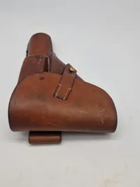 Original dansk HV stemplet pistol hylster med rensestok FN Browning M46