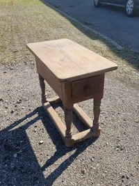 Originalt dansk Barok bord af egetræ, ca 1790