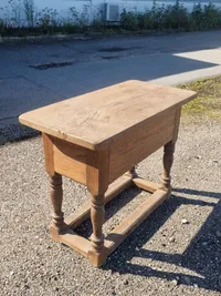 Originalt dansk Barok bord af egetræ, ca 1790