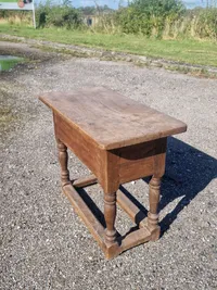 Originalt dansk Barok bord af egetræ, ca 1790