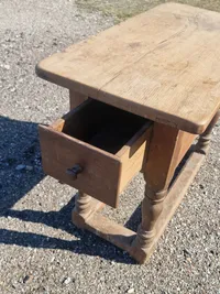 Originalt dansk Barok bord af egetræ, ca 1790