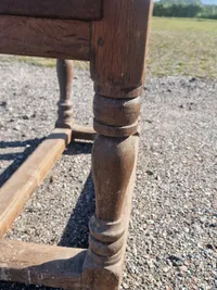 Originalt dansk Barok bord af egetræ, ca 1790