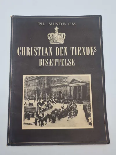 Originalt mindeblad fra Kong Christian X,s begravelse
