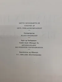 Originalt mindeblad fra Kong Christian X,s begravelse