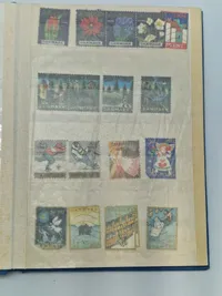Samling danske julemærker - 1947 og frem