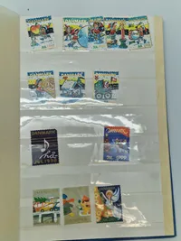 Samling danske julemærker - 1947 og frem