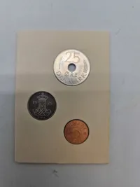 Originalt dansk møntsæt - 1975