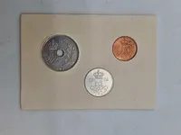 Originalt dansk møntsæt - 1976