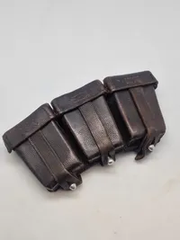 Original tysk tredelt ammunitionstaske til K98 - super stemplet