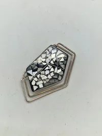Original israelsk broche af sterlingsølv