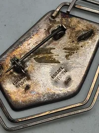 Original israelsk broche af sterlingsølv