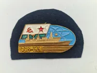 Samling originale russiske badges - ældre emaljerede udgaver