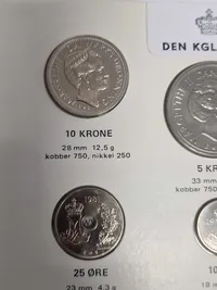 Originalt dansk møntsæt - 1981
