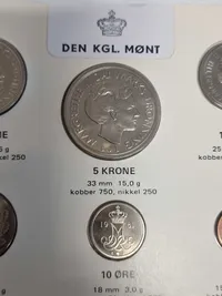 Originalt dansk møntsæt - 1981