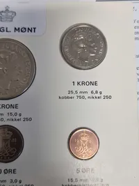 Originalt dansk møntsæt - 1981