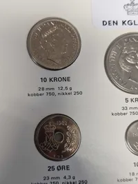 Originalt dansk møntsæt - 1982