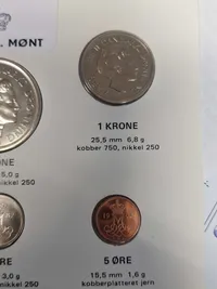 Originalt dansk møntsæt - 1982