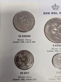 Originalt dansk møntsæt - 1983