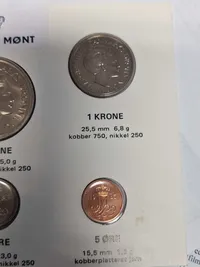 Originalt dansk møntsæt - 1983