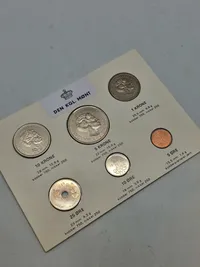 Originalt dansk møntsæt - 1985