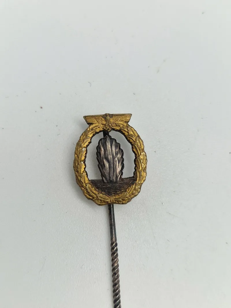 Original tysk Minensucher abzeichen - miniature nål