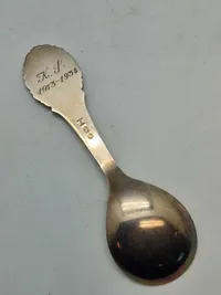 Jubilæums ske 1913-1938 Skive - pletsølv
