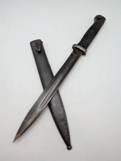 Tysk K98 Bajonet med Metalskede