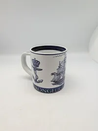 Royal Copenhagen Porcelænskrus med Maritimt Motiv