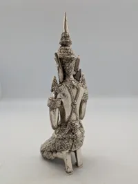 Thai Teppanom-figur i sølvfarvet metal