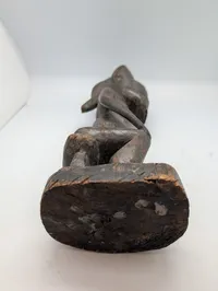 West African Baule Blolo Bian Wood Carved Male Spirit Spouse Figure