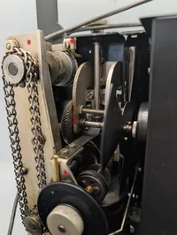 WW2 Siemens 16mm Movie Projector with Meyer Görlitz Kinon Superior I 5cm Lens 