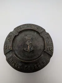 Dansk Kgl. Marine Niels Ebbesen Bronze Askebæger