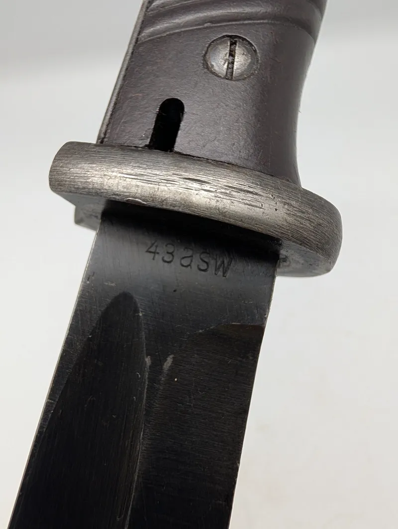 Tysk K98 Bajonet, Model S84/98 III, mærket 43asw